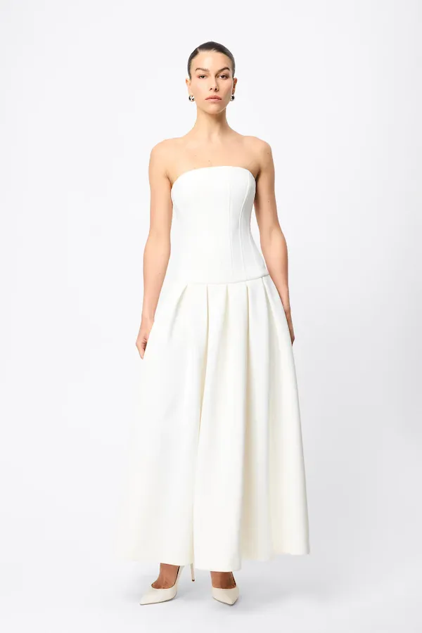 Enchant Maxi Dress White