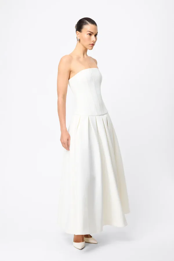 Enchant Maxi Dress White