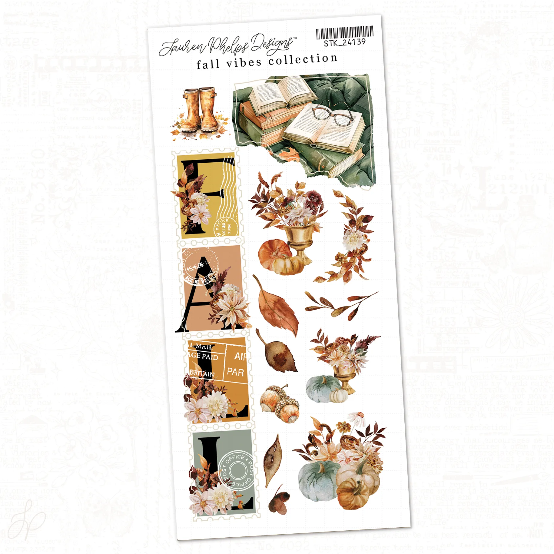 Fall Vibes Sticker Bundle | 6 sheets