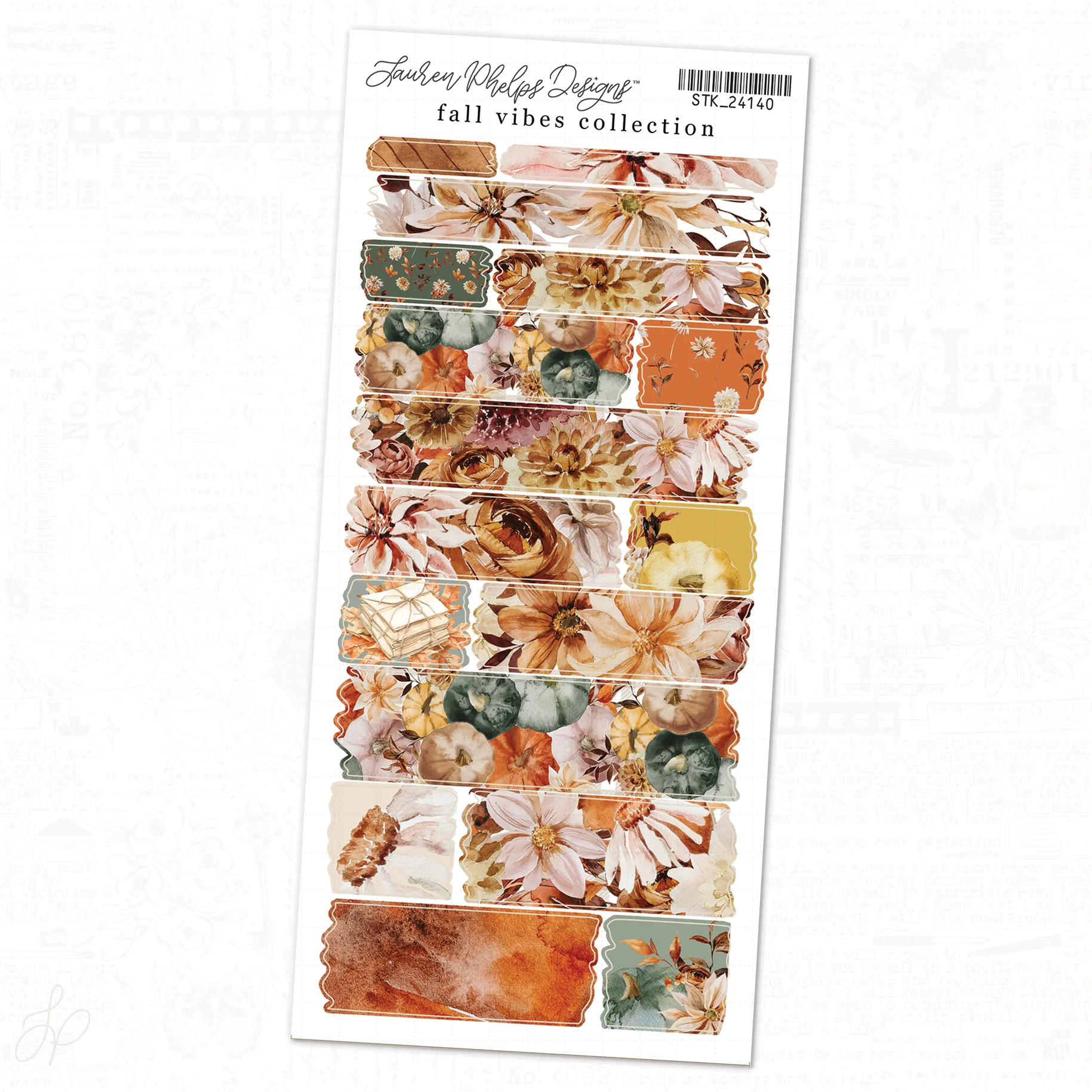 Fall Vibes Sticker Bundle | 6 sheets