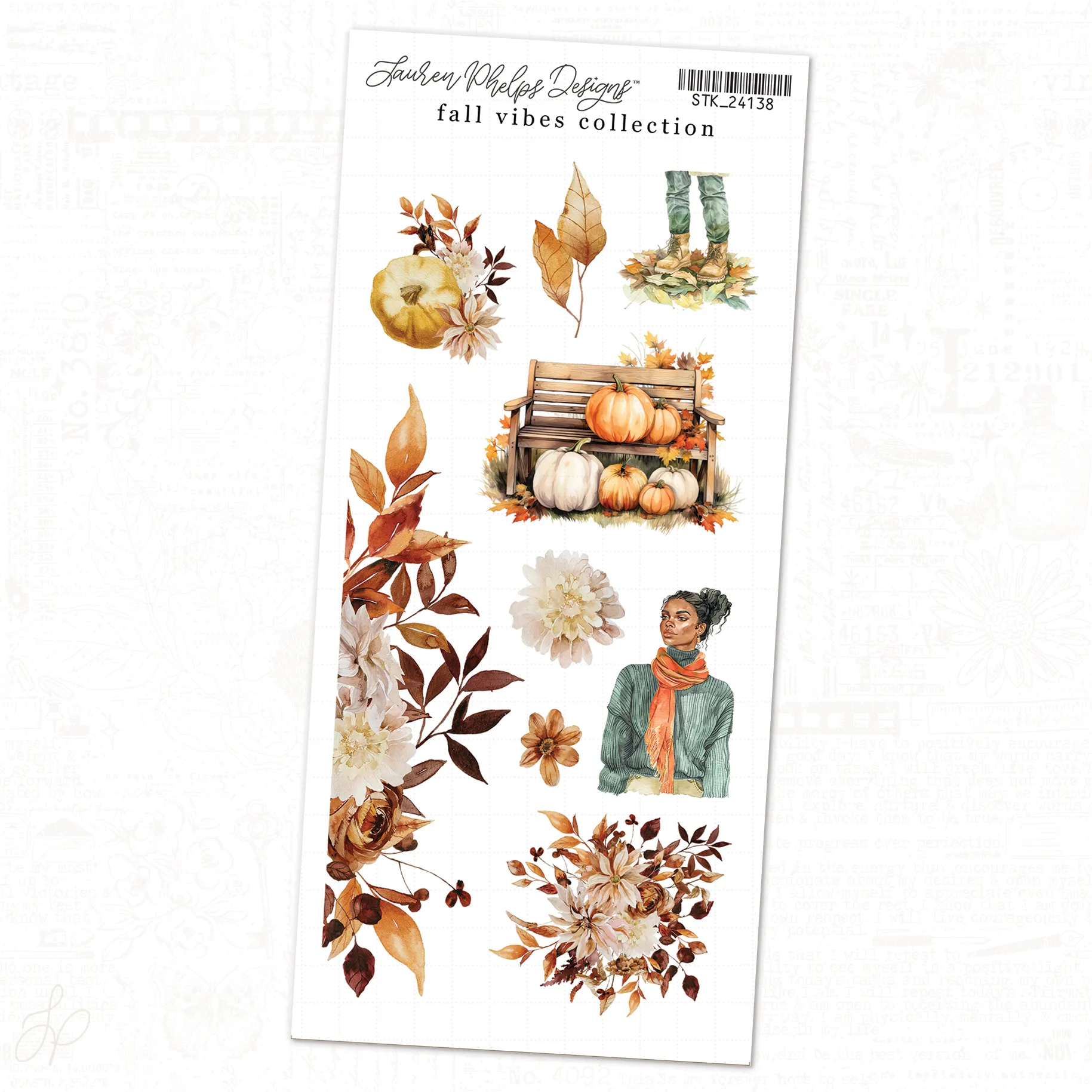 Fall Vibes Sticker Bundle | 6 sheets