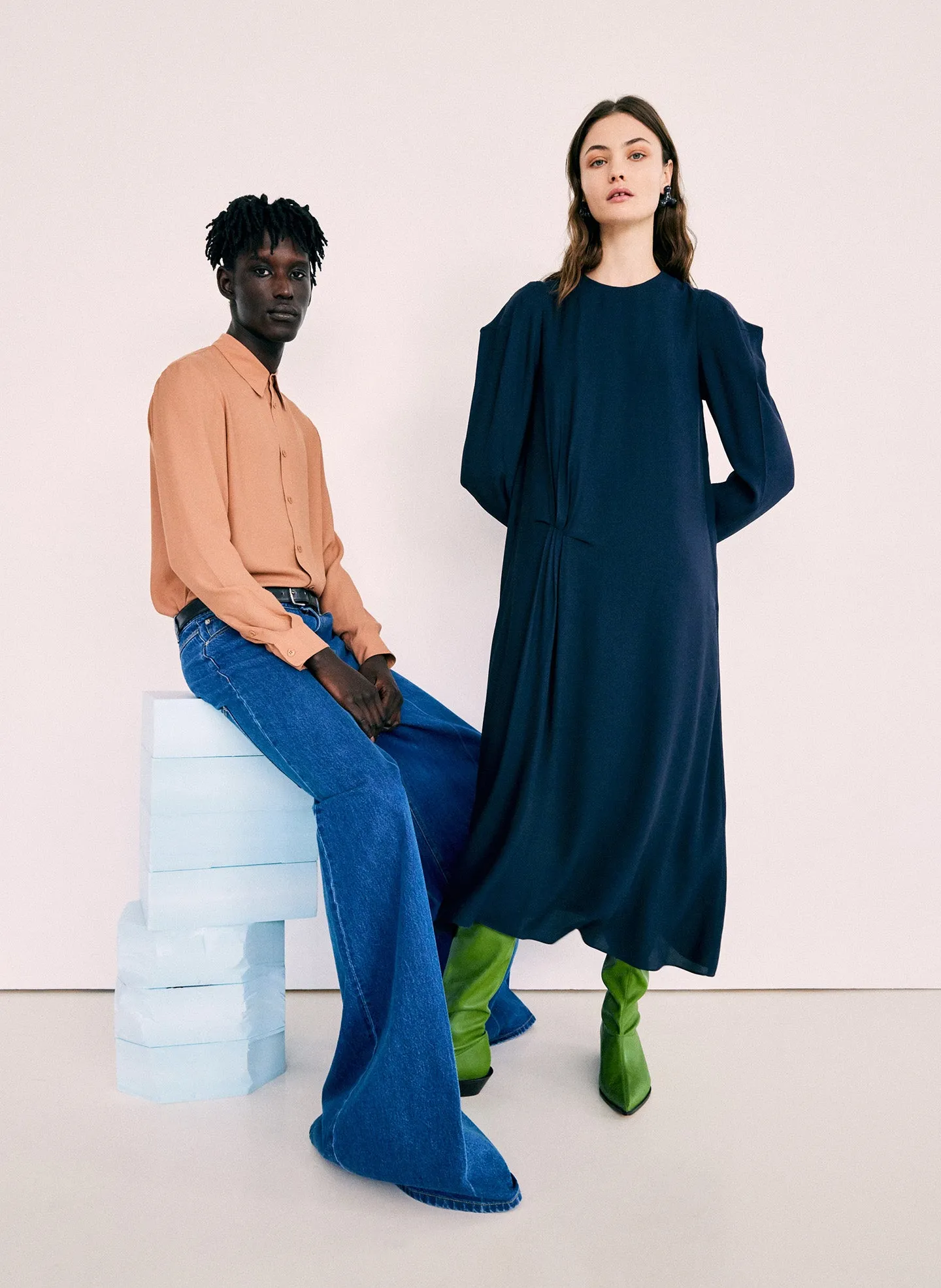 Feather Weight Eco Crepe Dress