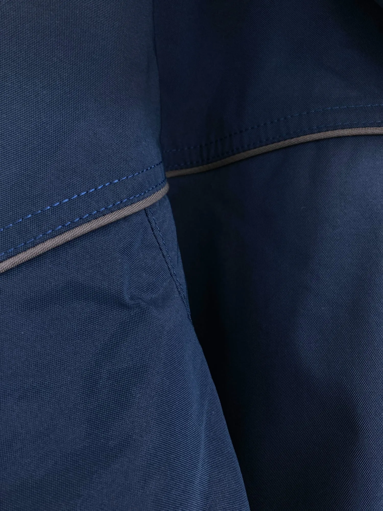 Fire and Ice blue nylon hooded ski jacket - L