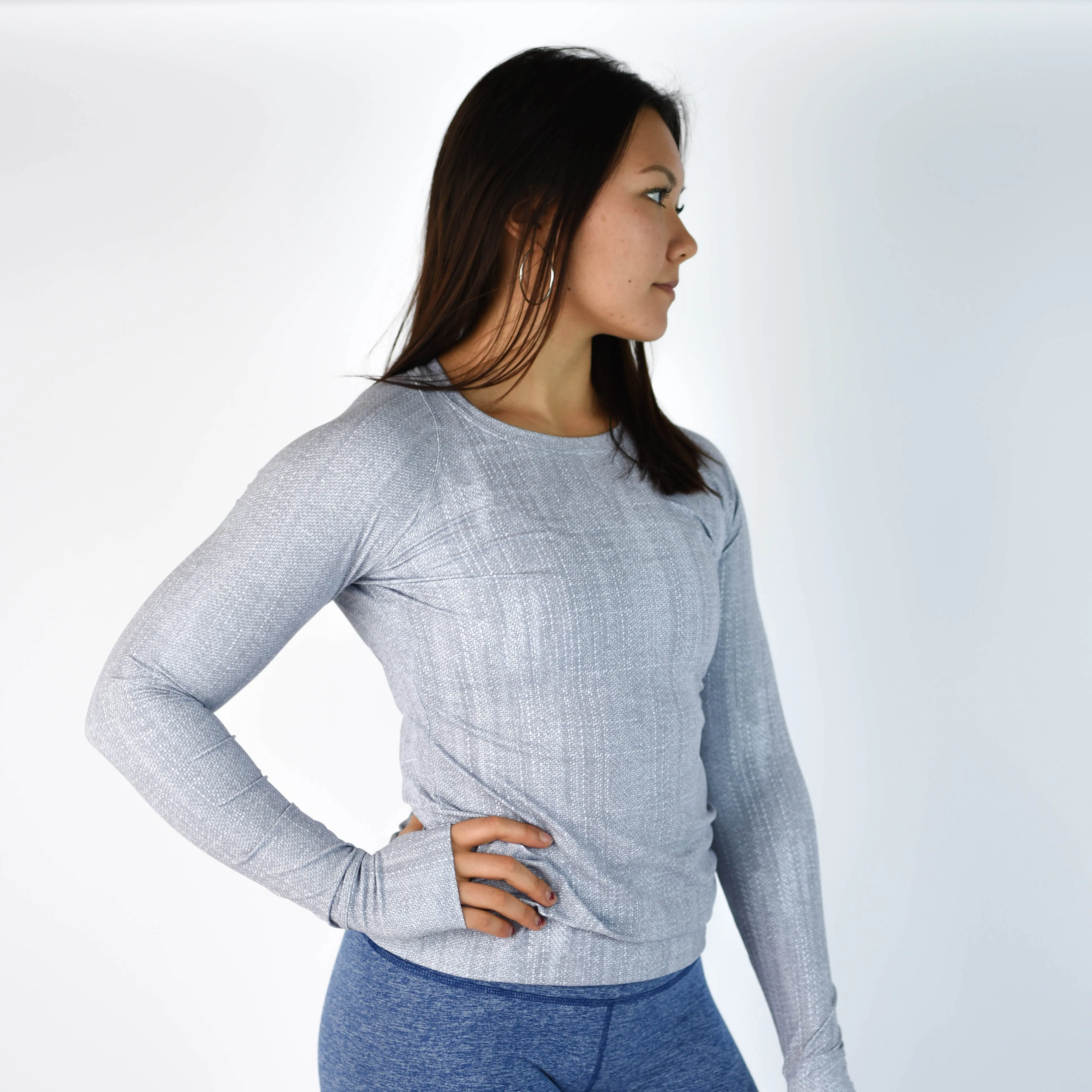 FLEO Foundation Long Sleeve - Grey Twill