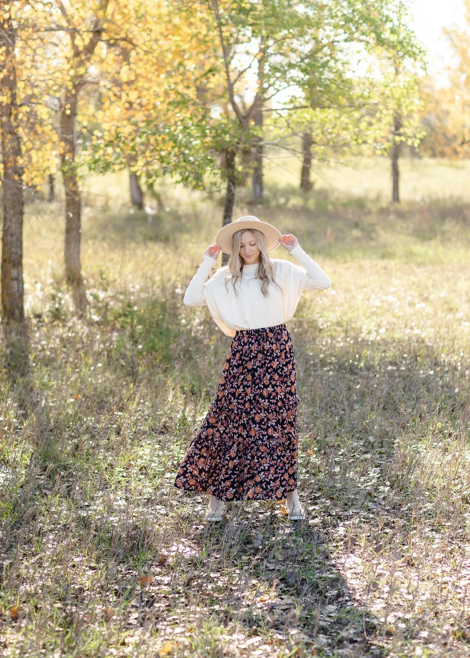 Floral Ruffle Tiered Maxi Skirt - FINAL SALE