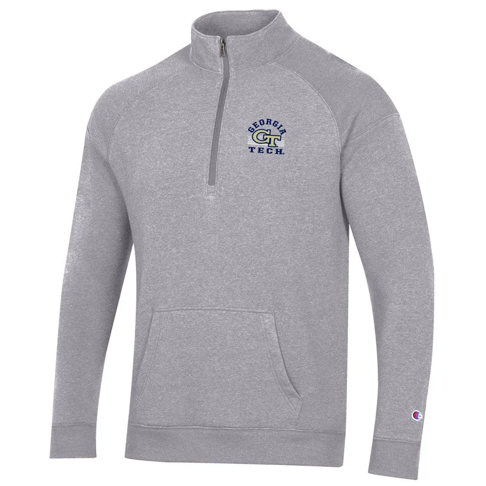 Georgia Tech Yellow Jackets Fleece Left Chest Logo 1/4 Zip Jacket