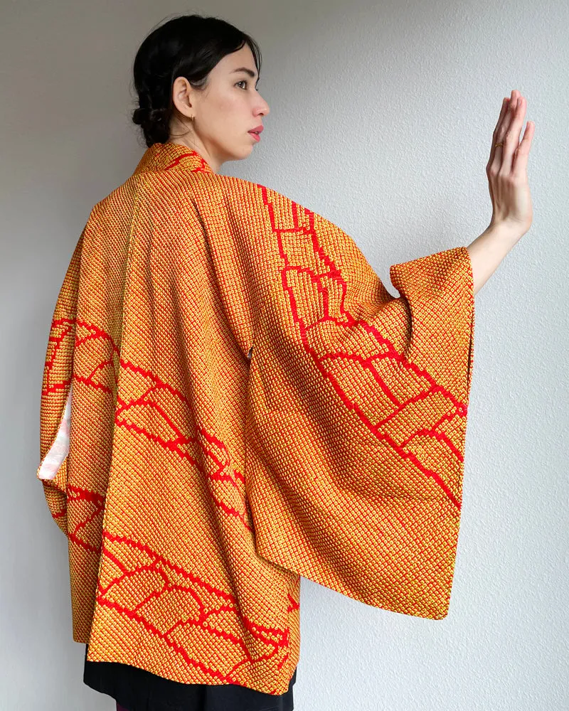 Gion Shibori Haori Kimono Jacket