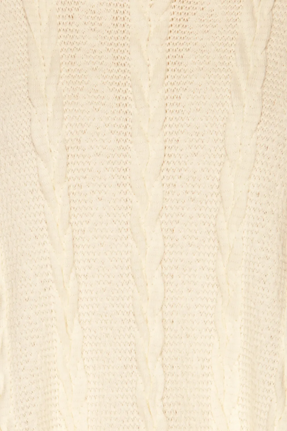Hellen Cream | Cropped Knit Sweater