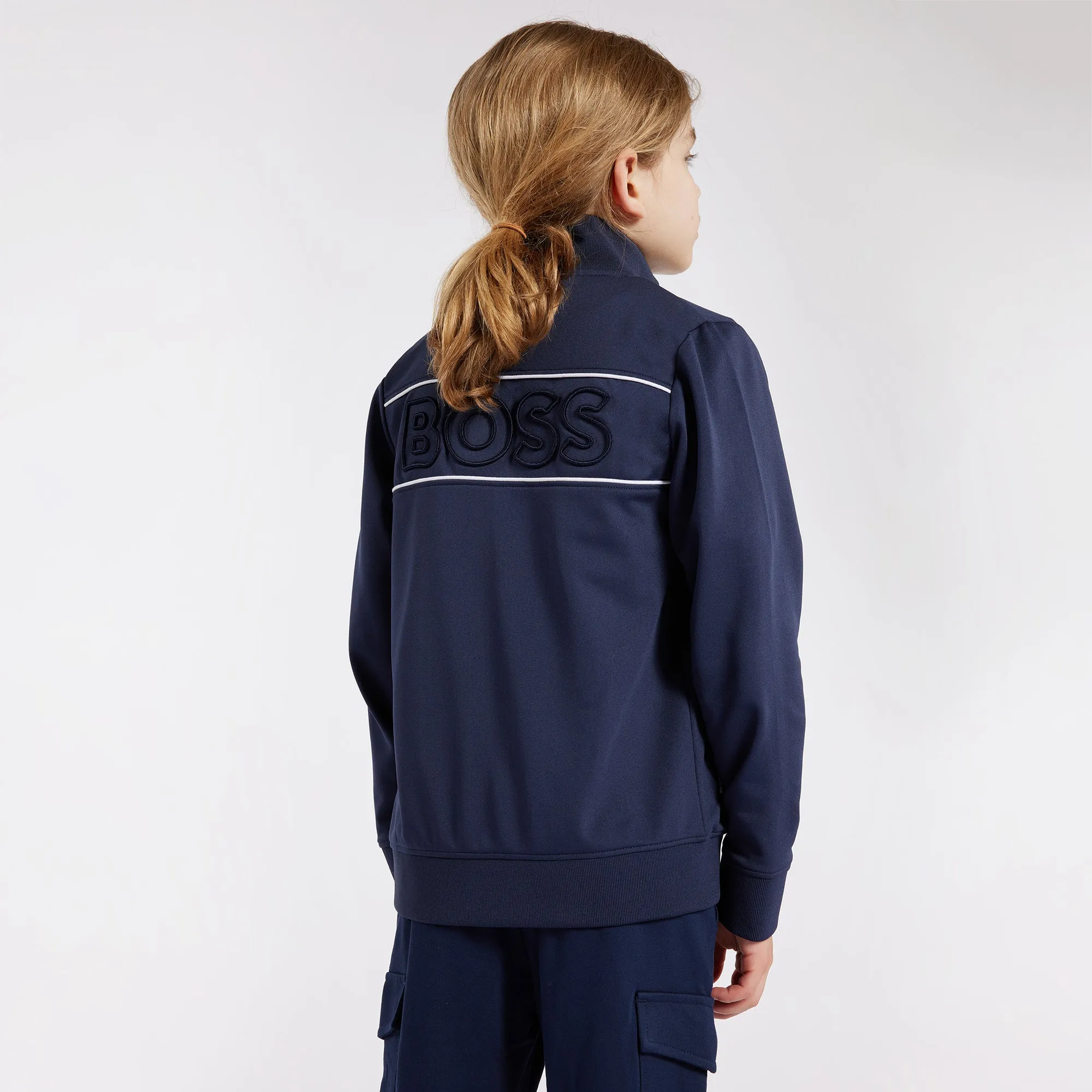 Hugo Boss Navy Zip Sweatshirt