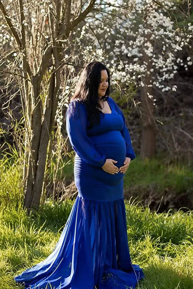 Kimi Tulle Mermaid Maternity Dress