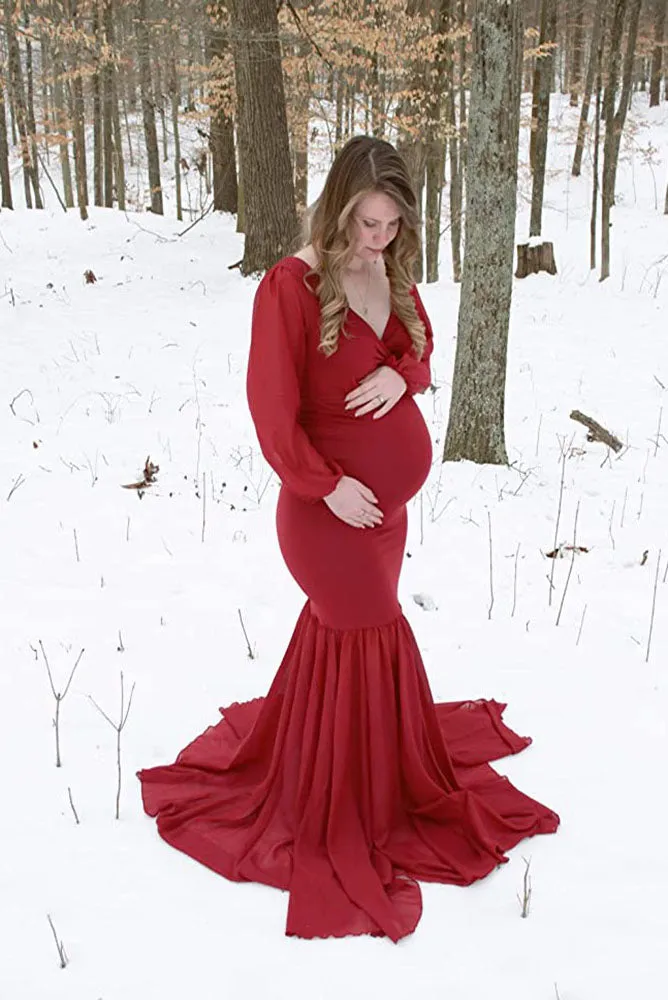 Kimi Tulle Mermaid Maternity Dress