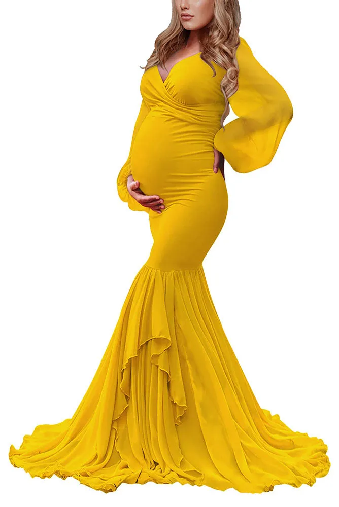 Kimi Tulle Mermaid Maternity Dress