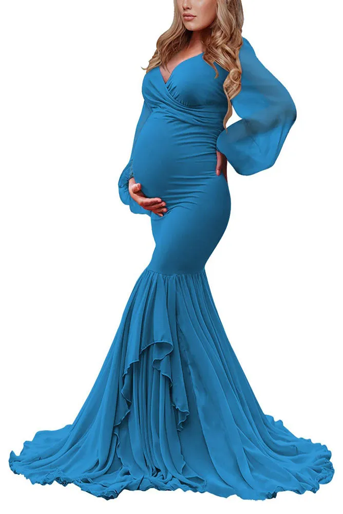 Kimi Tulle Mermaid Maternity Dress