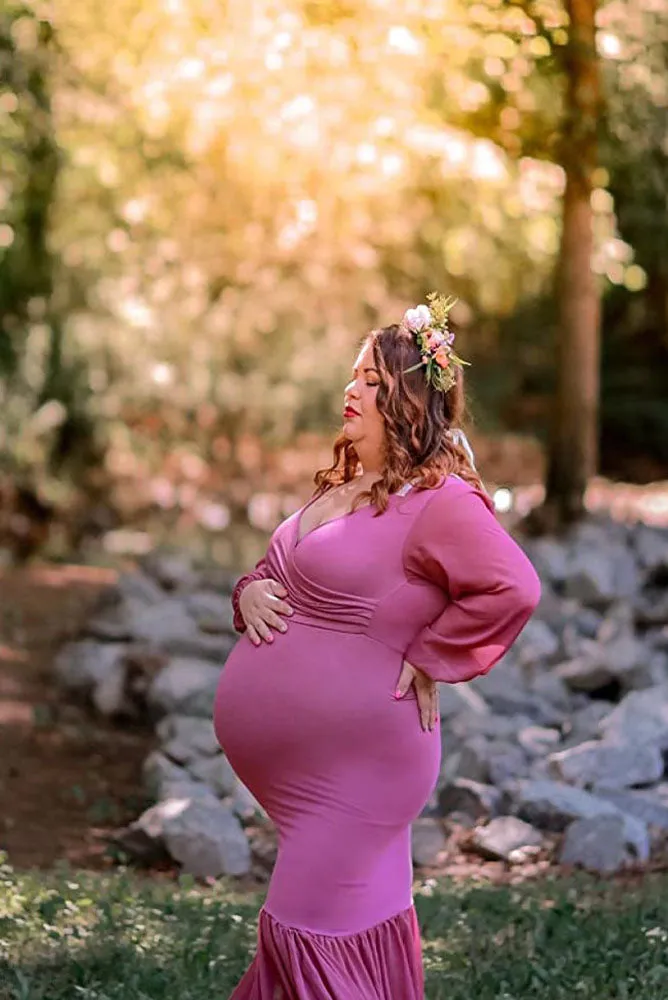 Kimi Tulle Mermaid Maternity Dress