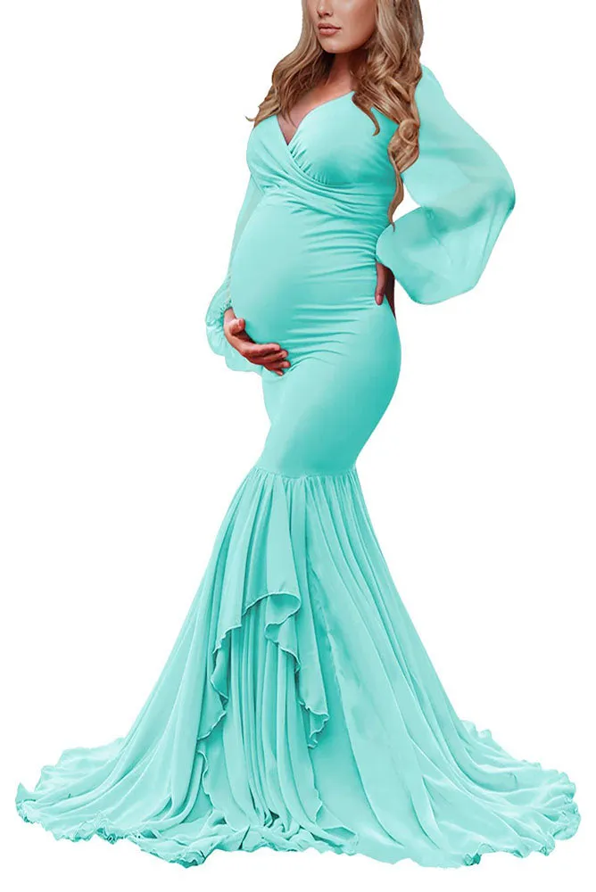 Kimi Tulle Mermaid Maternity Dress