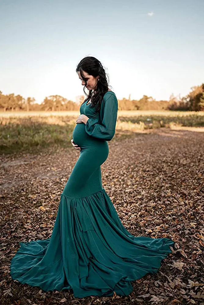 Kimi Tulle Mermaid Maternity Dress