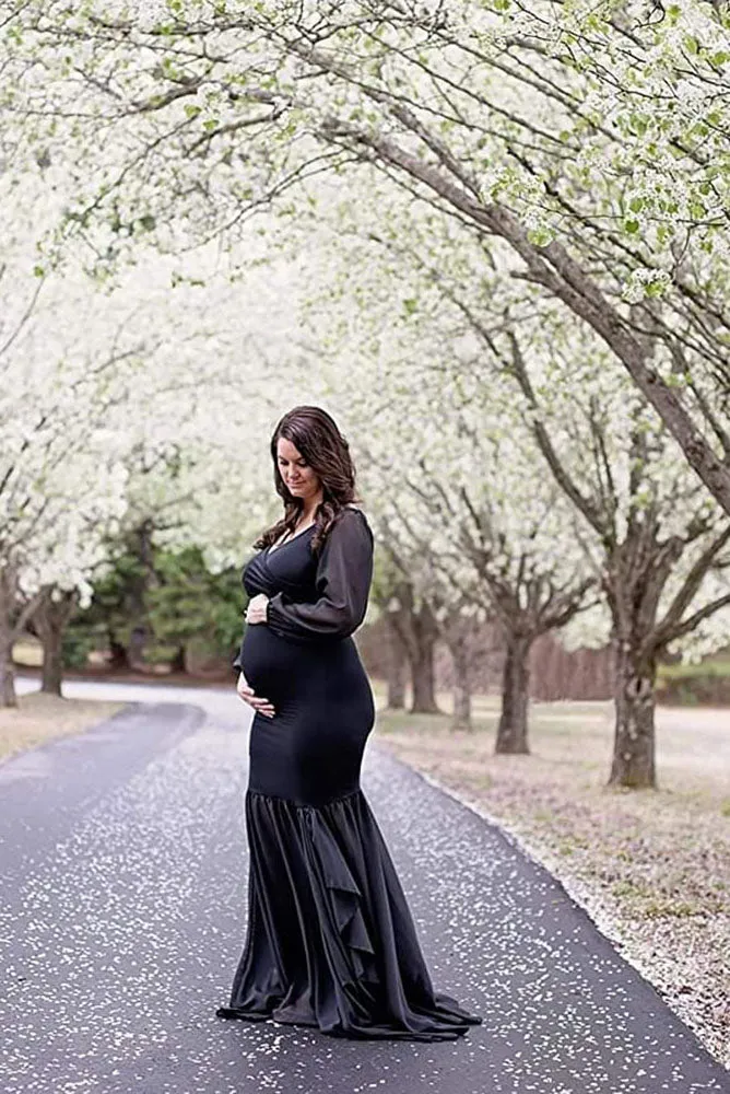 Kimi Tulle Mermaid Maternity Dress