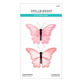 Layered Butterfly Etched Dies