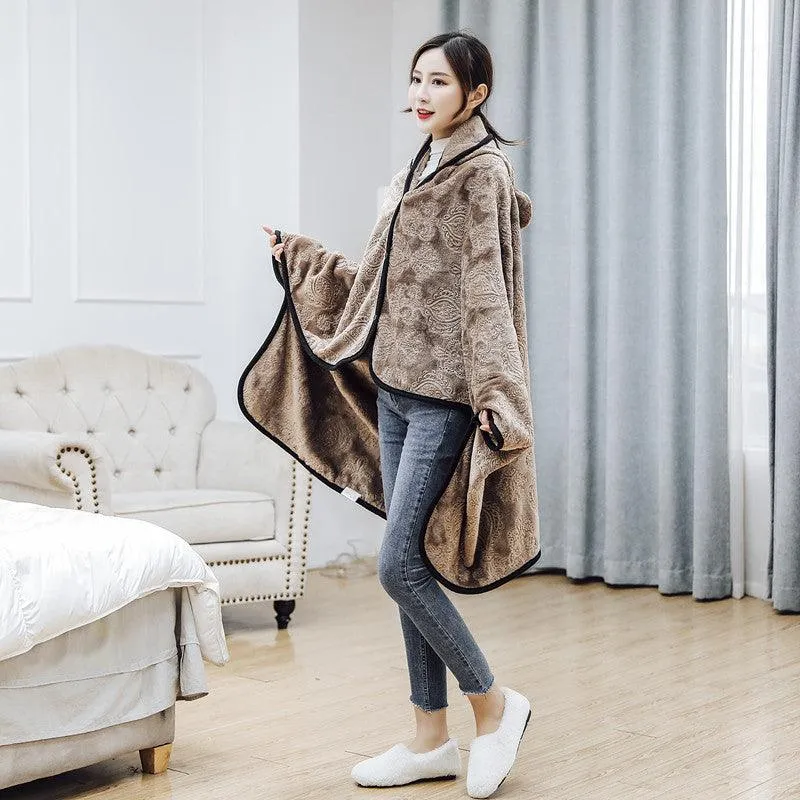 Lazy Blanket Shawl Office Nap Cloak