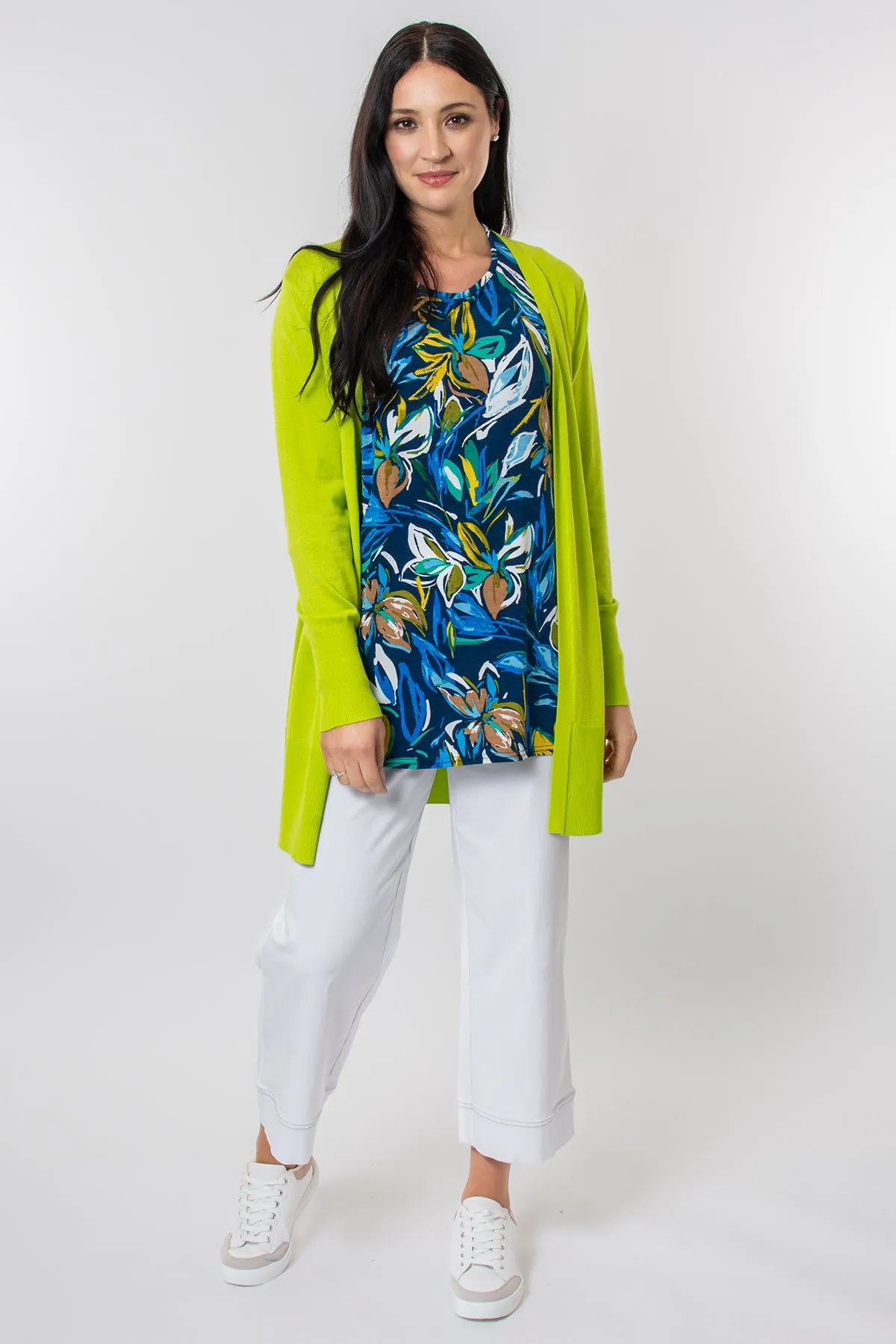 Lightweight edge to edge cardigan