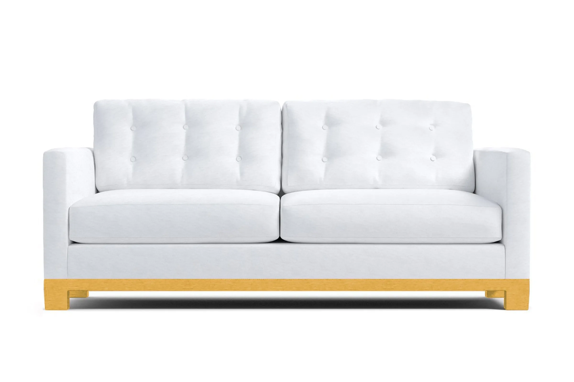 Logan Drive Apartment Size Sleeper Sofa Bed :: Leg Finish: Natural / Sleeper Option: Memory Foam Mattress