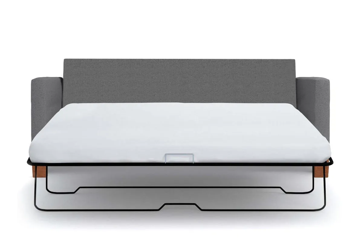 Logan Drive Twin Size Sleeper Sofa Bed :: Leg Finish: Pecan / Sleeper Option: Deluxe Innerspring Mattress
