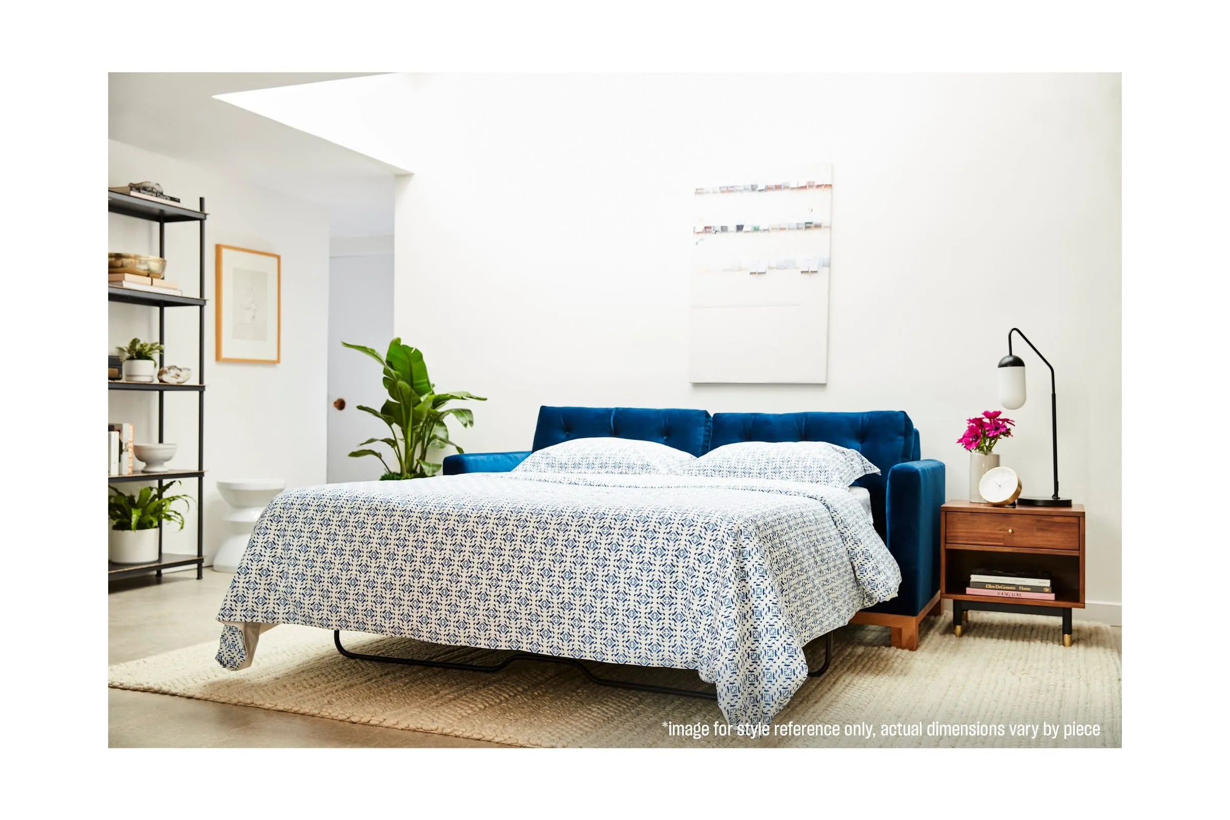 Logan Drive Twin Size Sleeper Sofa Bed :: Leg Finish: Pecan / Sleeper Option: Deluxe Innerspring Mattress