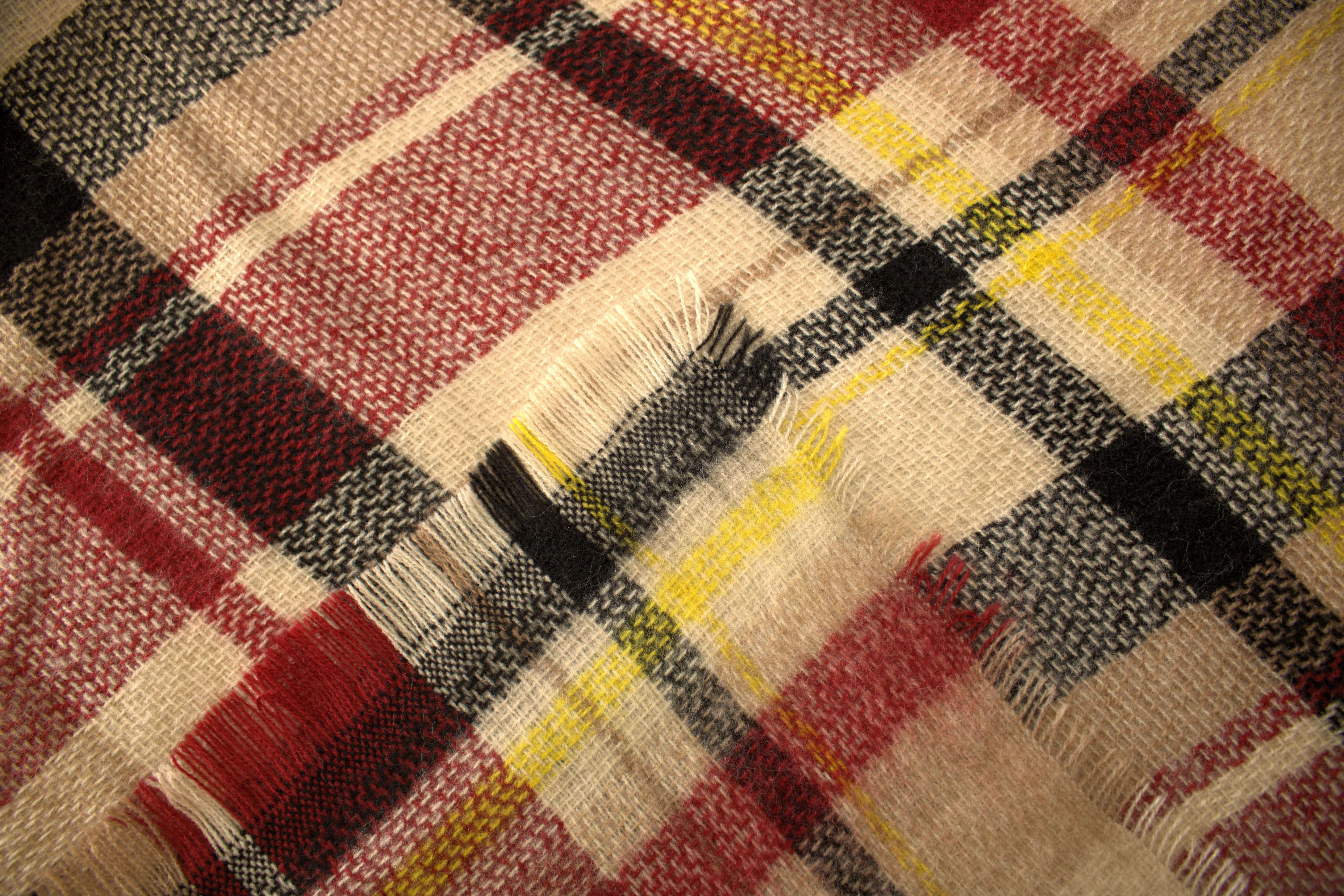 Maroon & Navy Blanket Scarf/ Tartan Plaid Scarf/ Oversized Scarf/ Winter Scarf/ Red Wine Plaid Blanket Scarf/ Plaid Women's Blanket Scarf/ Women Scarf/ Gifts for Her/ Women Shawl/ Bridesmaid Scarf/ Fall Scarf