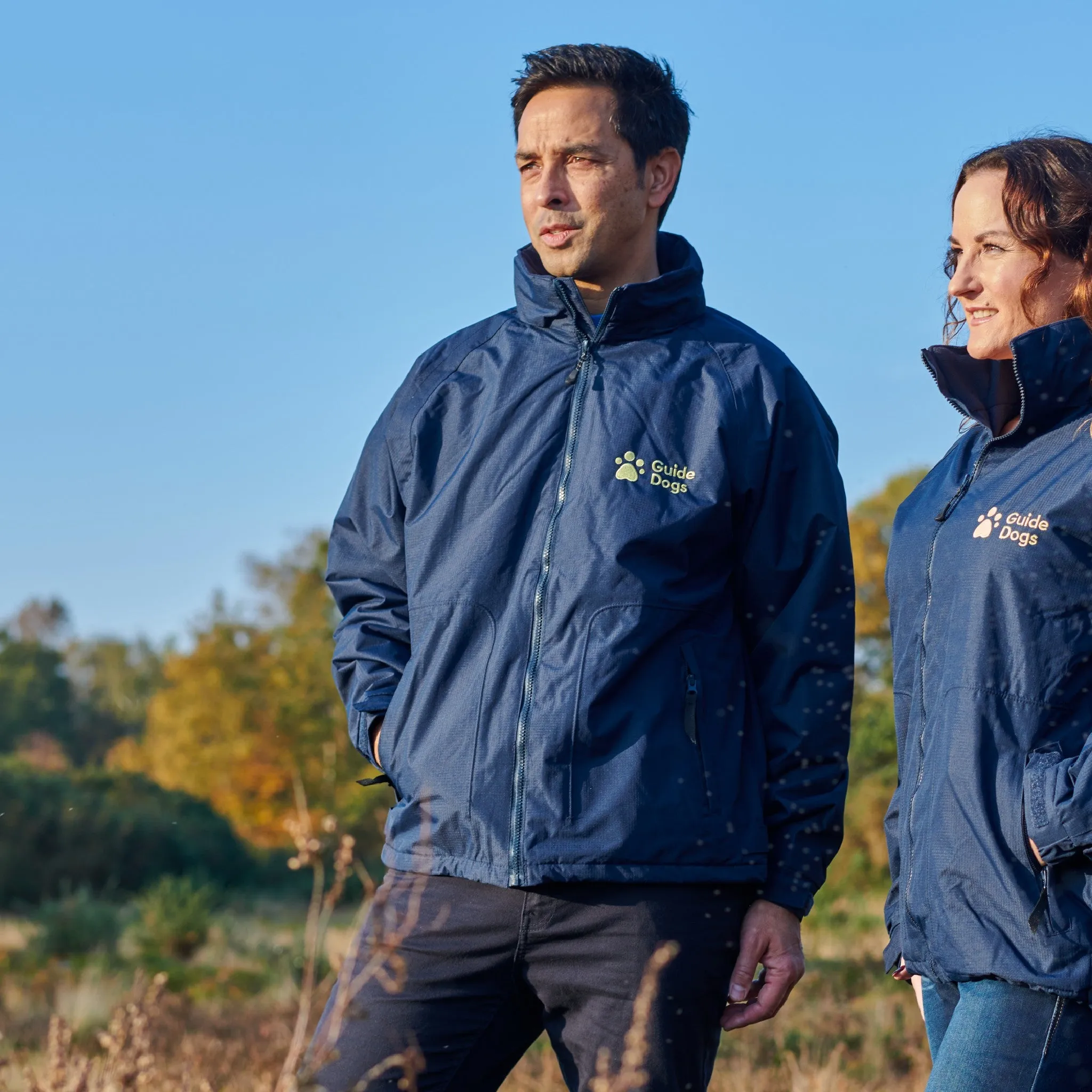 Men's Regatta Hudson jacket with Guide Dogs logo