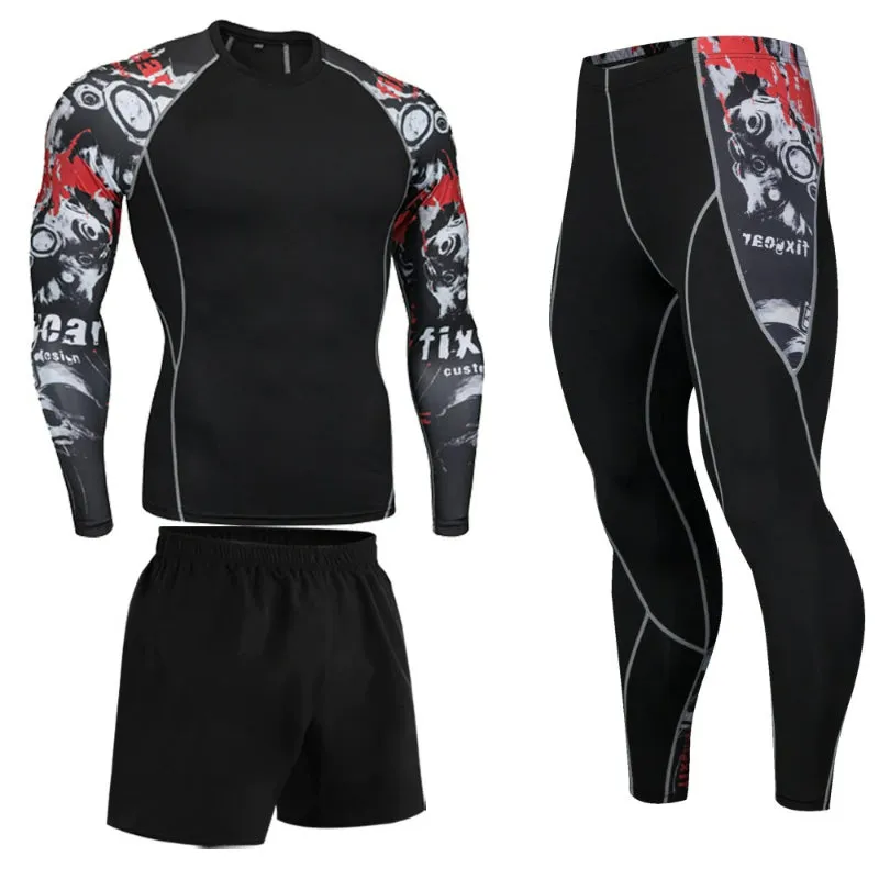 Men's Thermal Compression Underwear Set For Winter