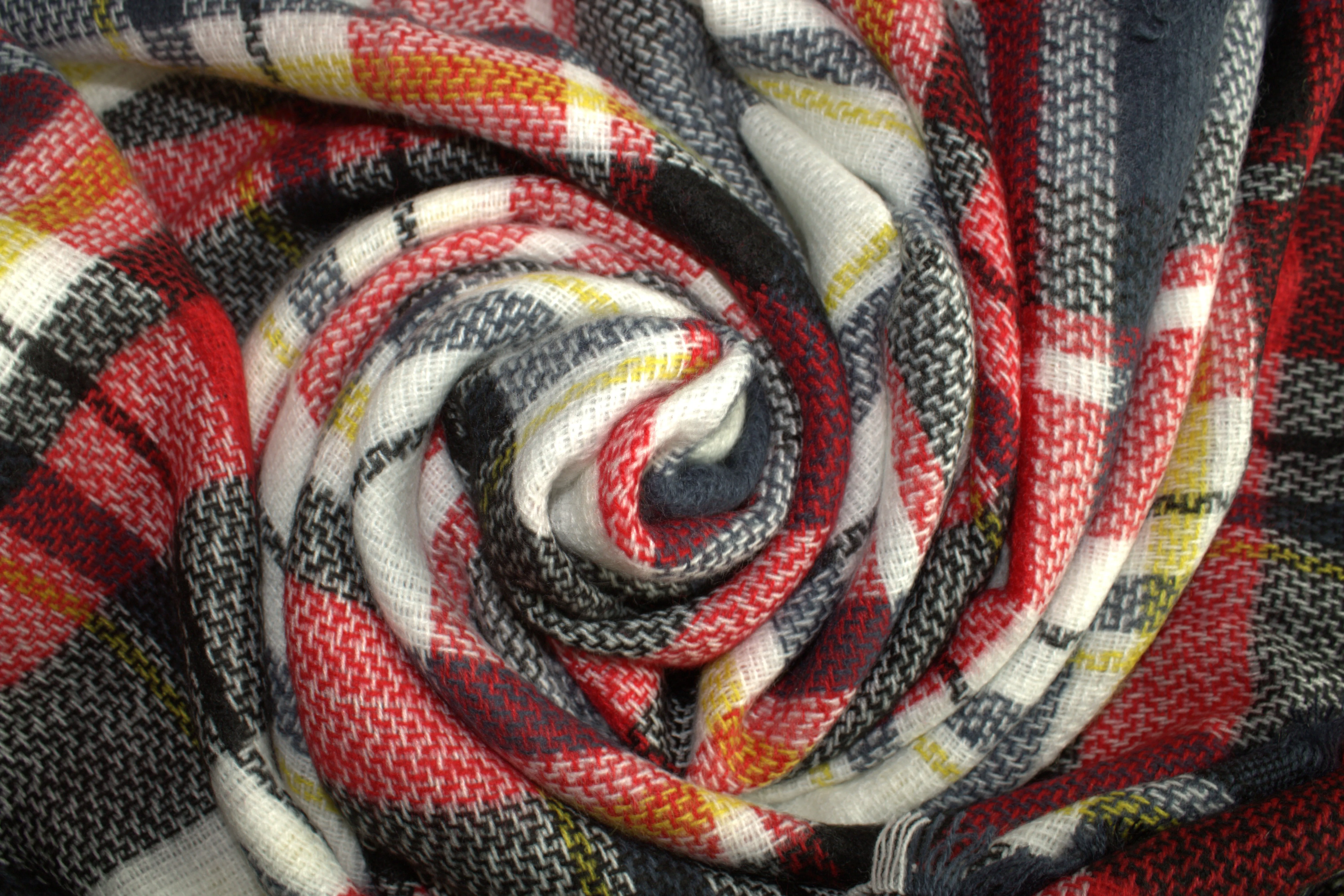 Navy, Red and White Blanket Scarf with Yellow Stripe/ Oversized Scarf/ Plaid Shawl/ Bridesmaid Gifts/ Christmas Plaid Scarf/ Throw plaid blanket/ Plaid Women's Blanket Scarf/ Women Scarf/ Gifts for Her/ Women Shawl/ Bridesmaid Scarf/ Fall Scarf