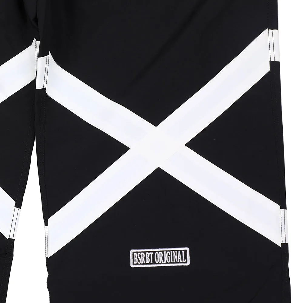 NEW POT-X REFLECTIVE TRACK PANTS BLACK