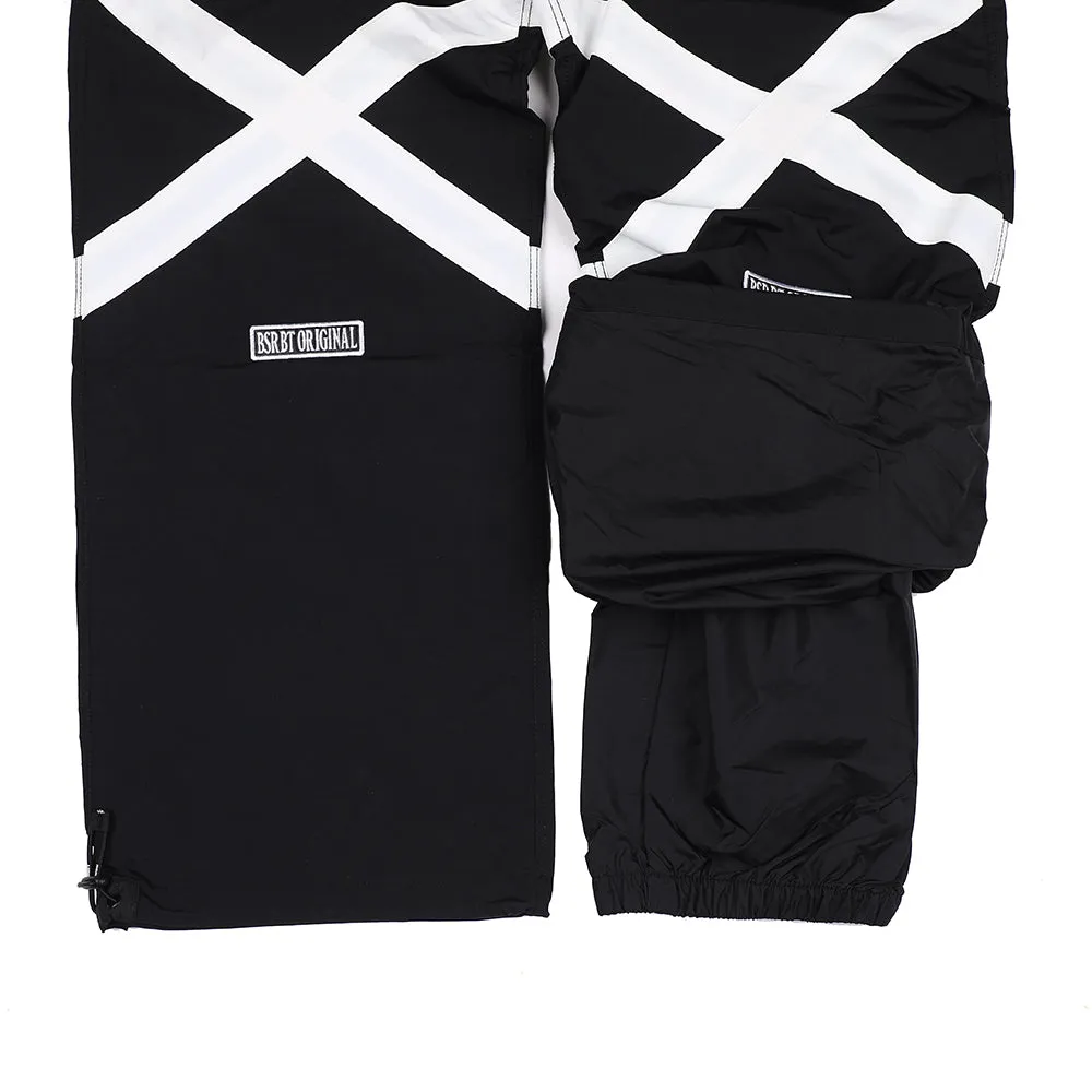 NEW POT-X REFLECTIVE TRACK PANTS BLACK
