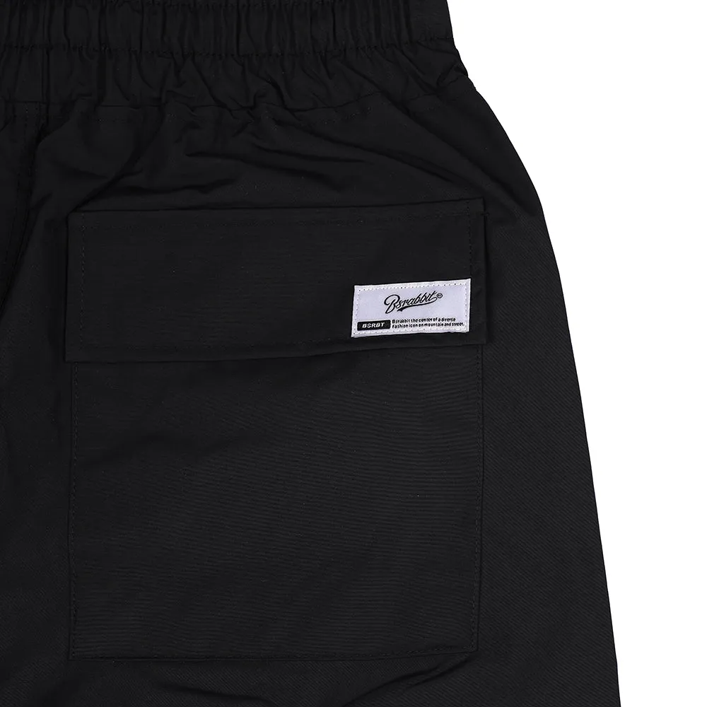 NEW POT-X REFLECTIVE TRACK PANTS BLACK