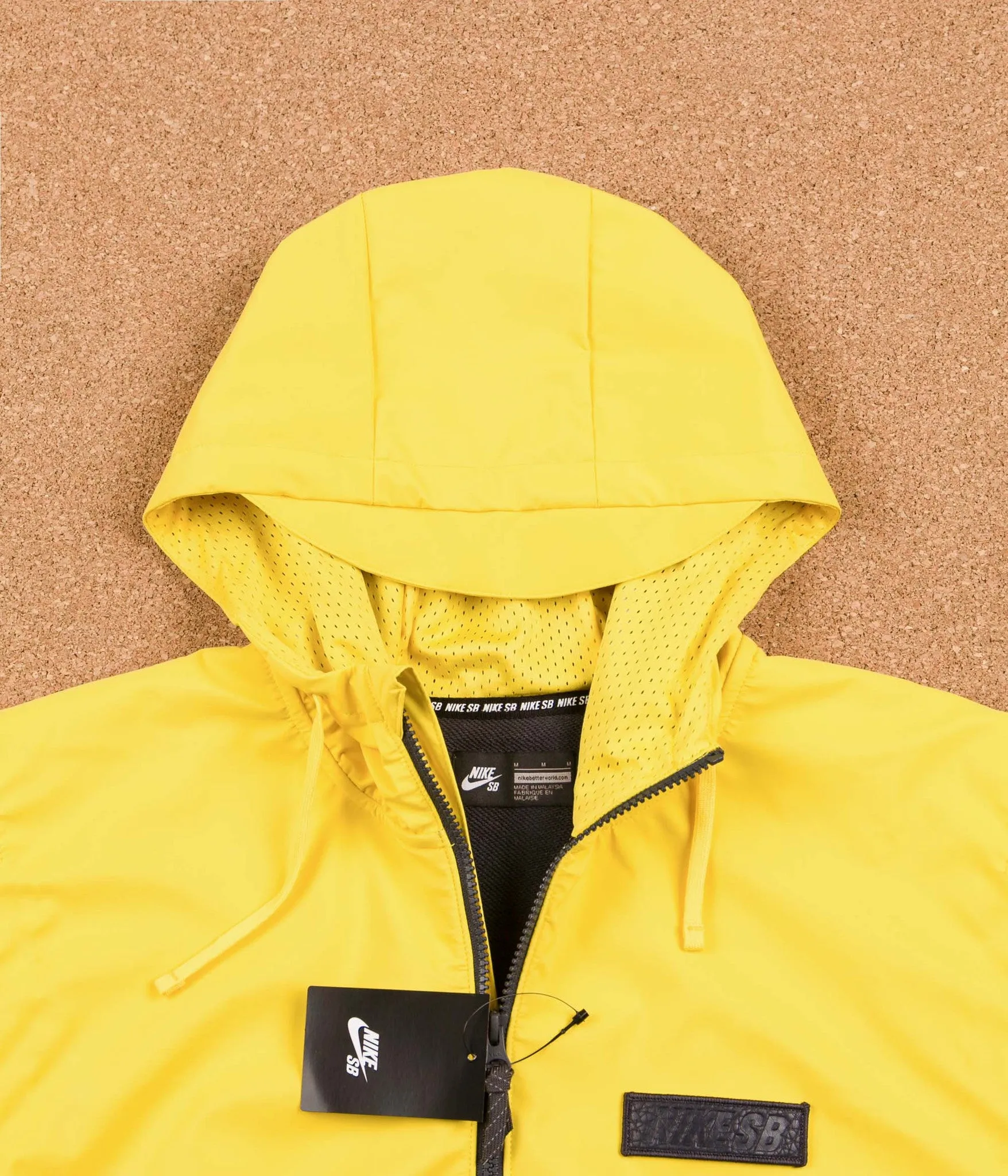 Nike SB Everett Hoodie Jacket - Tour Yellow / Anthracite / Anthracite