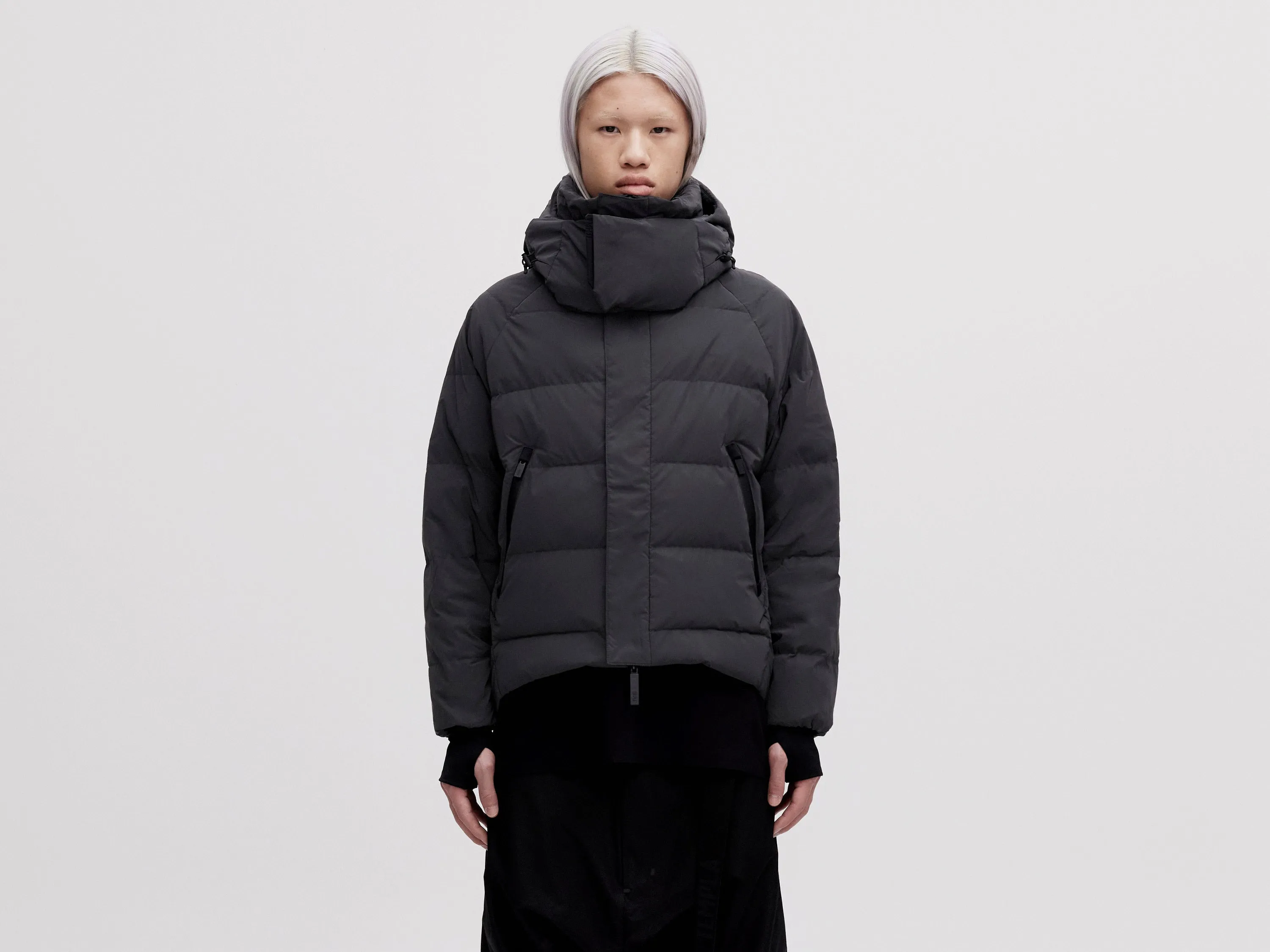 On/Off Hood O.S Down Jacket - Reflective Black