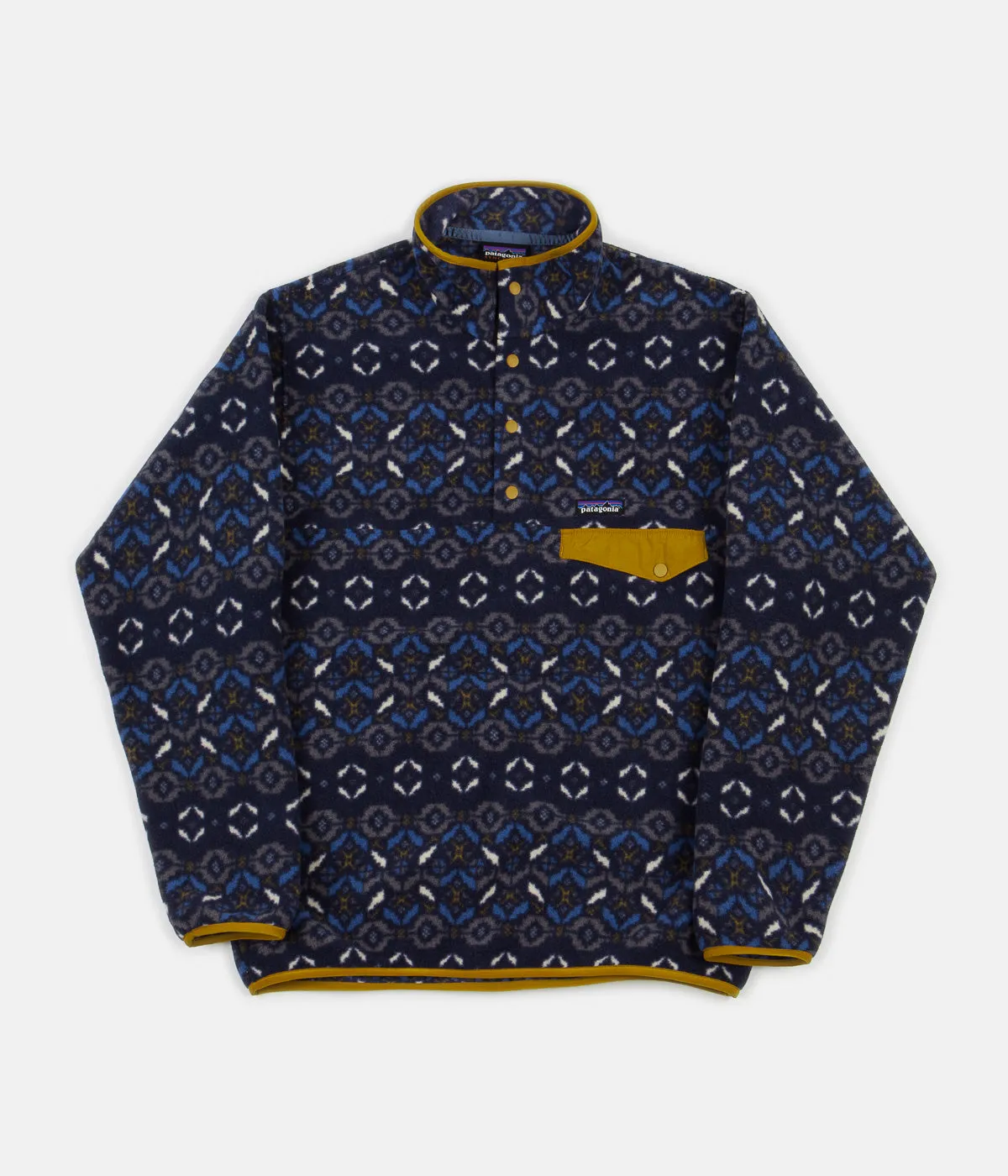 Patagonia Synchilla Snap-T Pullover Jacket - Tundra Cluster: New Navy