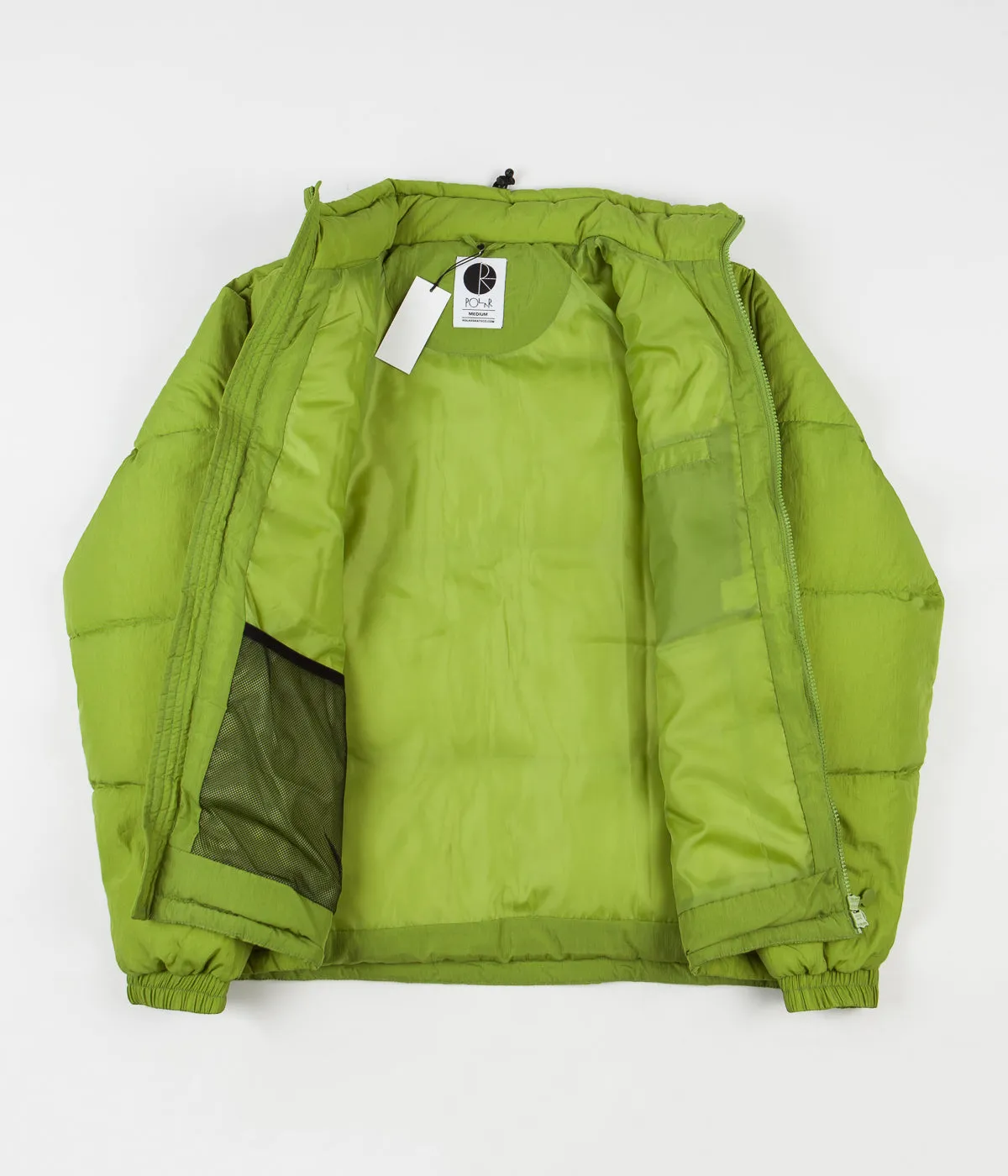 Polar Pocket Puffer Jacket - Parrot Green