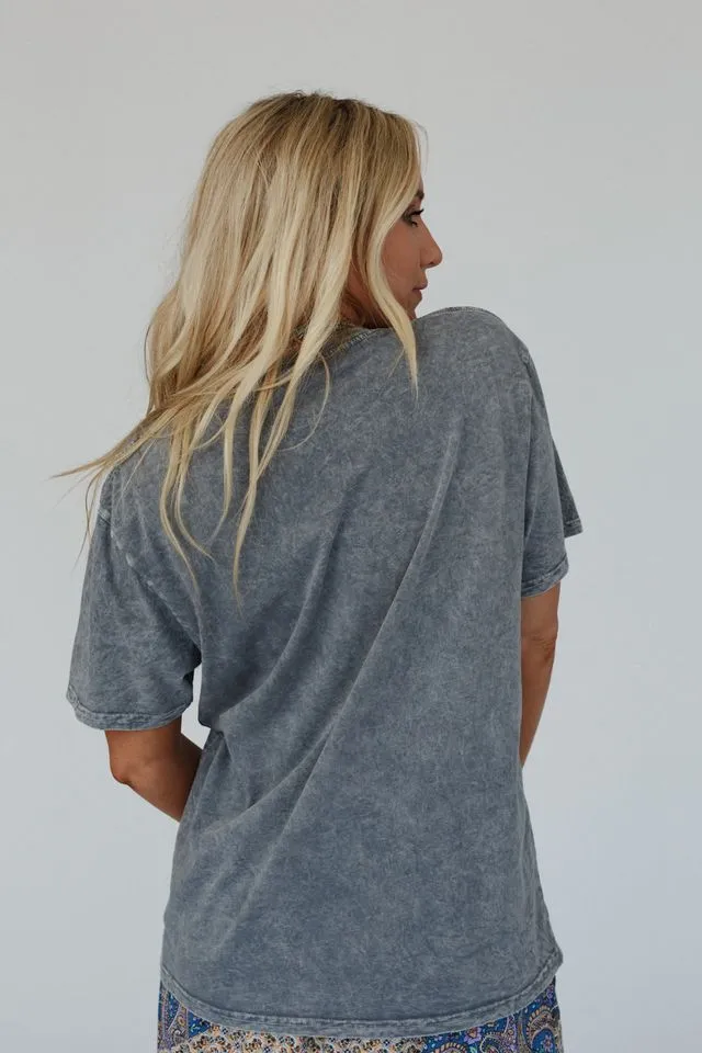 Raise Em Kind Graphic Tee - Gray