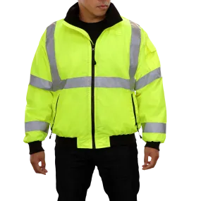 Safety Jacket Hi Vis Jacket 3-Season Water Resistant