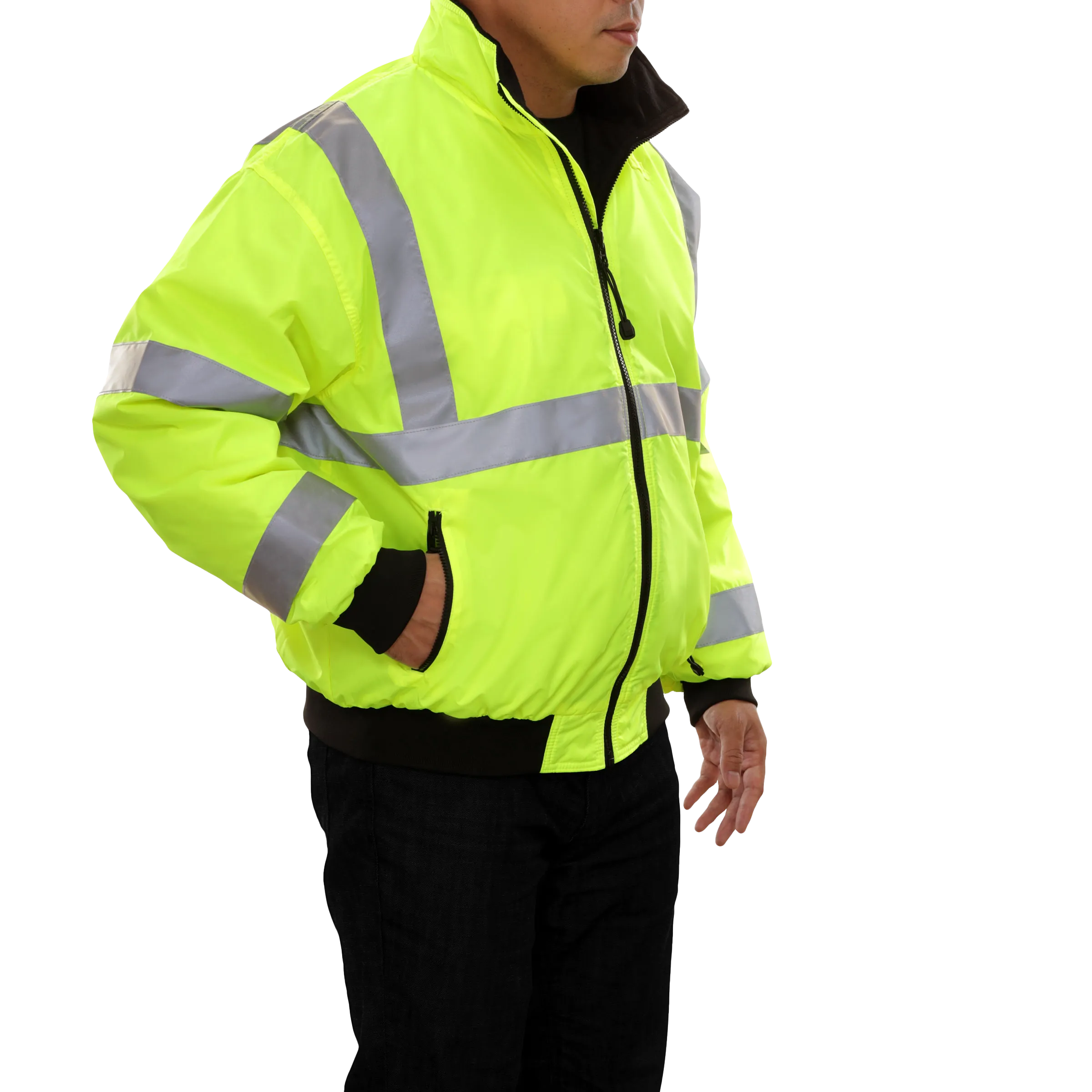 Safety Jacket Hi Vis Jacket 3-Season Water Resistant