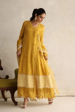 Salwar Kameez USA Online In Mustard Color 2021 #PF163