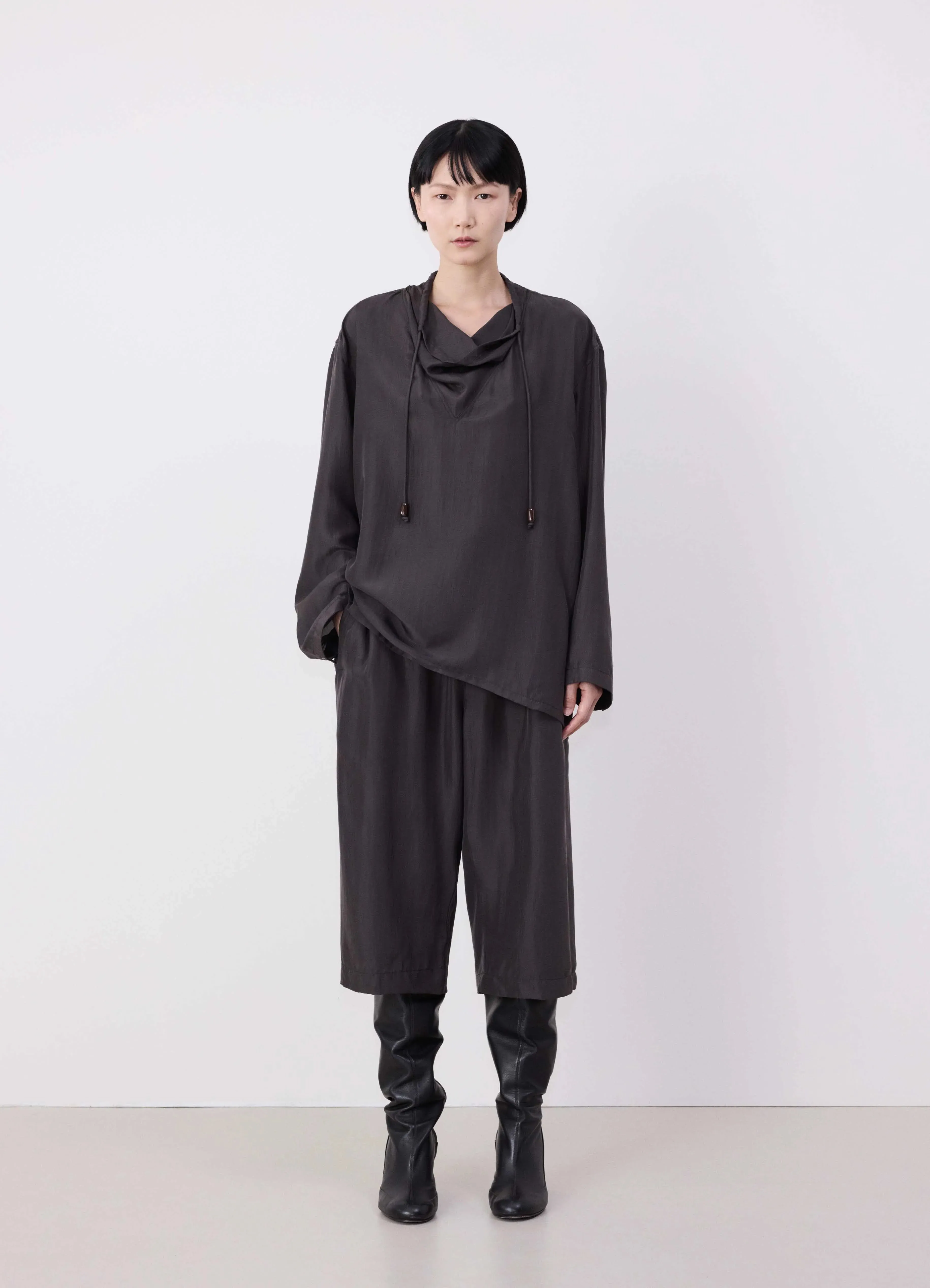 SHAWL COLLAR TOP