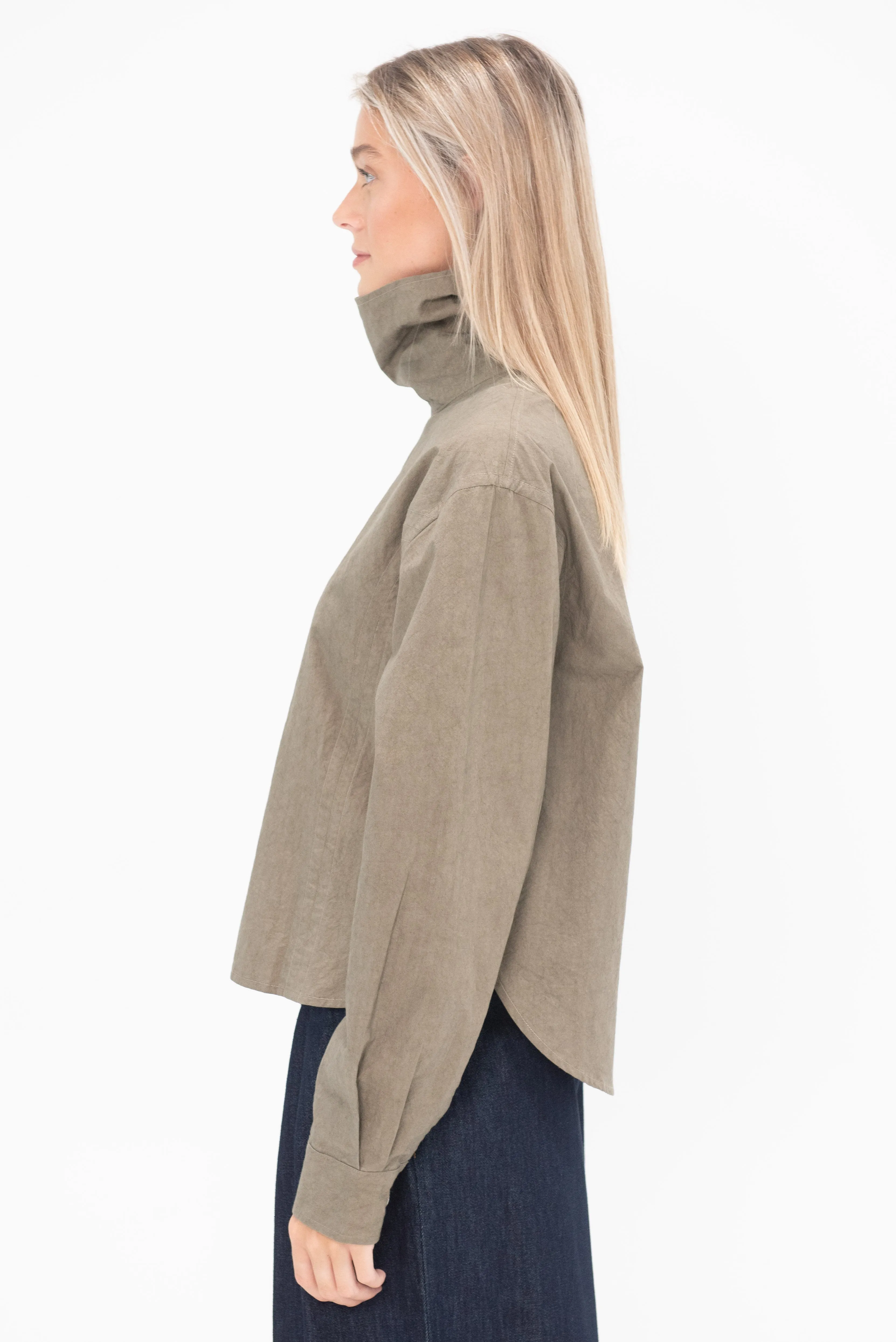 Soft Collar Shirt, Clay