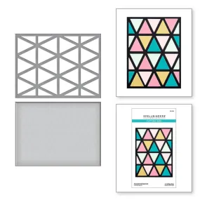 Spellbinders Etched Dies Pennants Background*