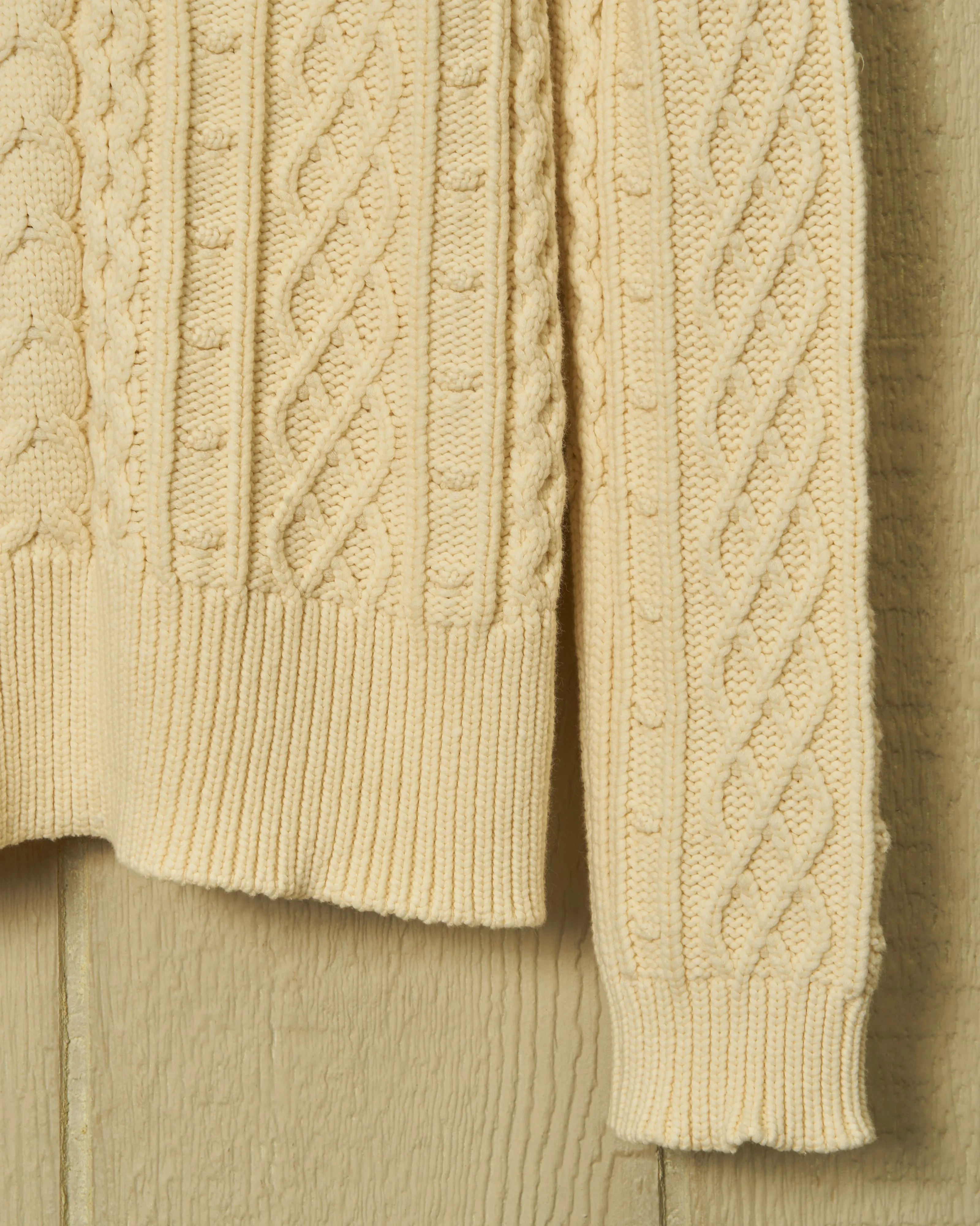 Stowe Turtleneck Sweater in Egret