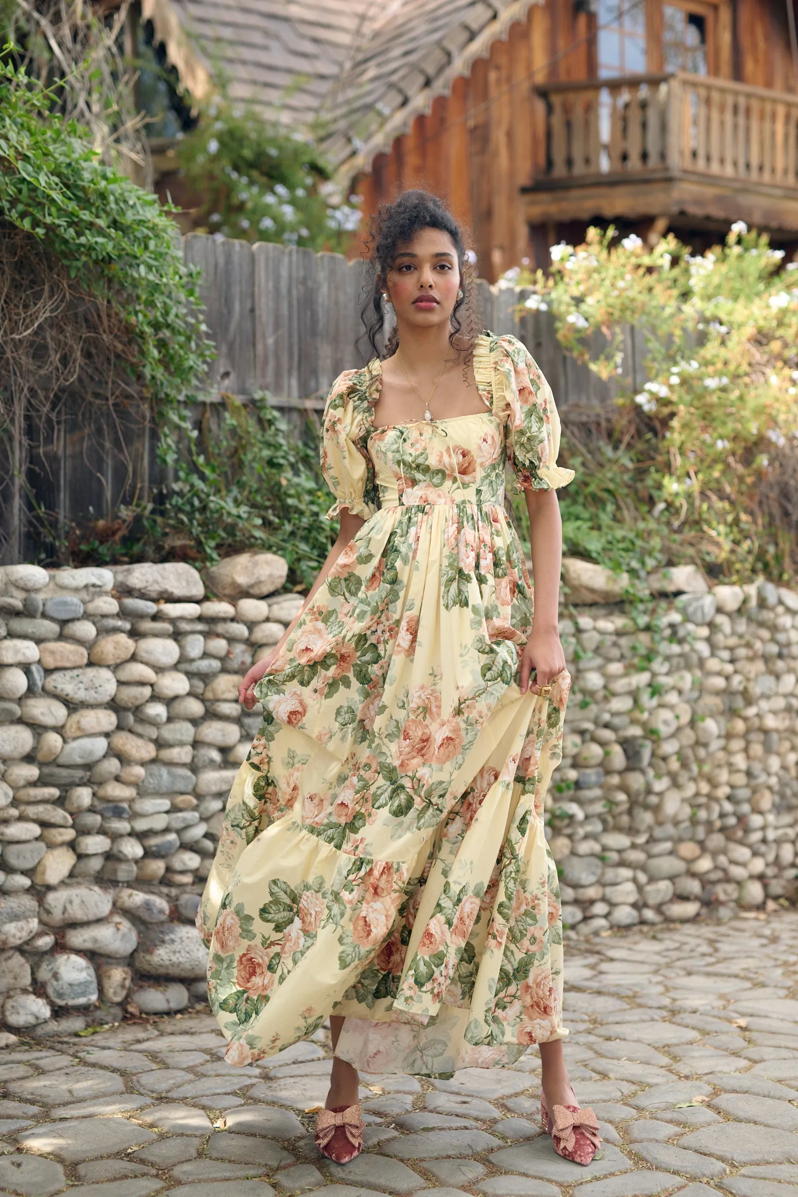 The Butter Rose Terrace Gown