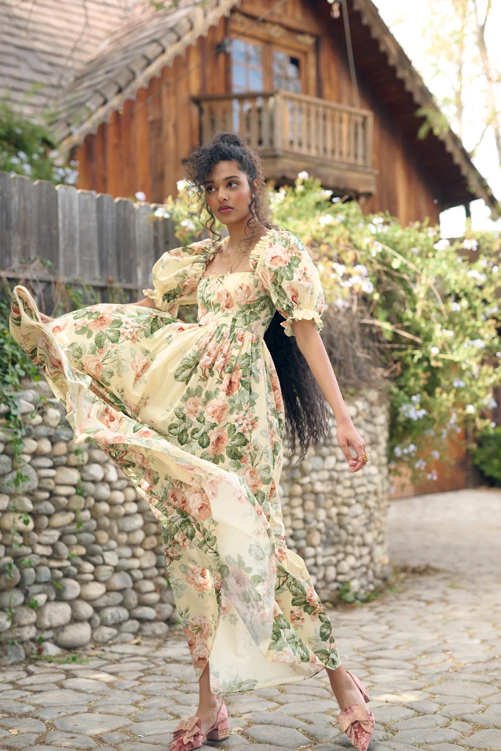 The Butter Rose Terrace Gown
