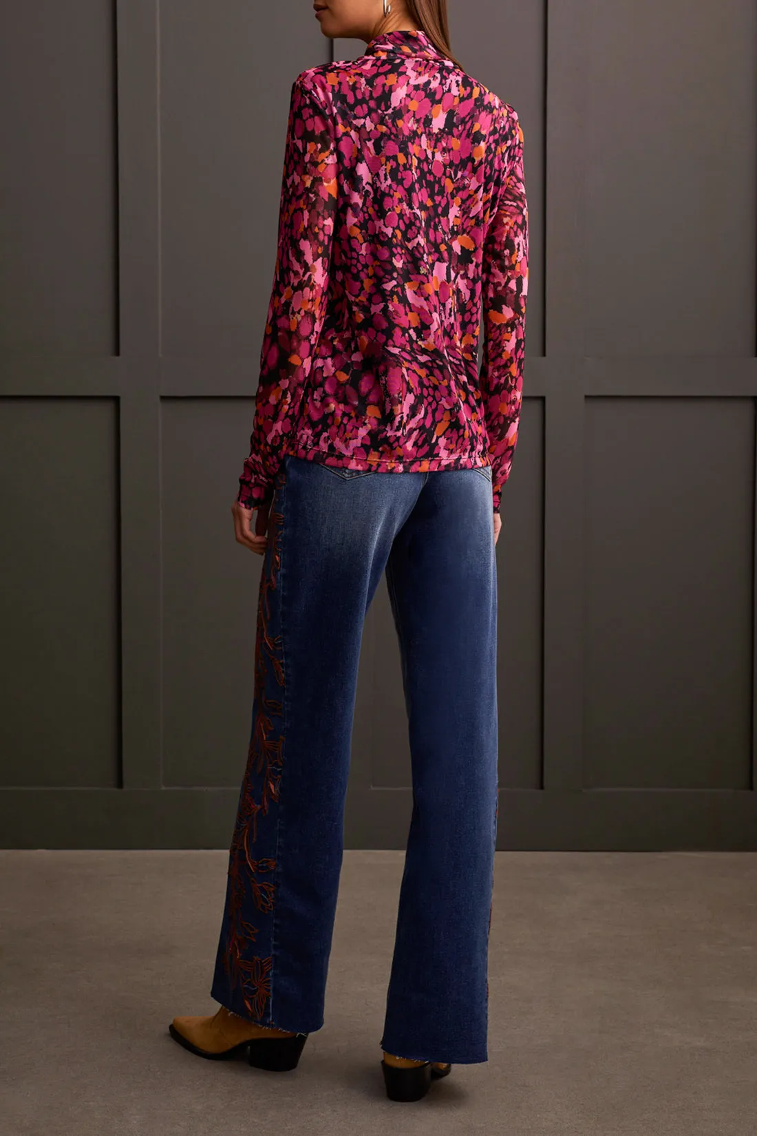 Turtleneck Lined Top