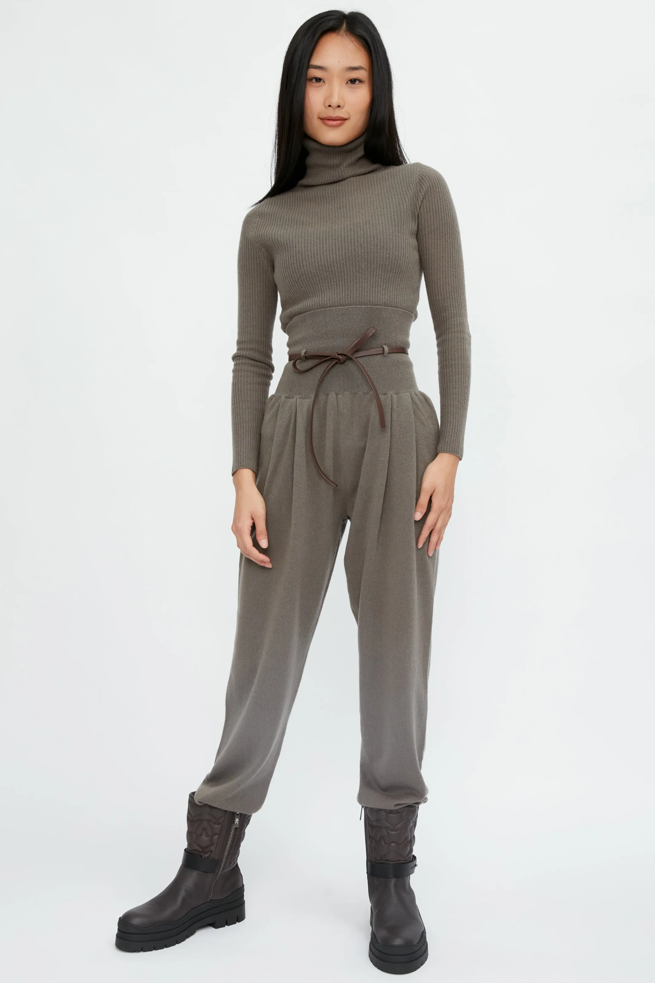 Turtleneck Sweater in Militare